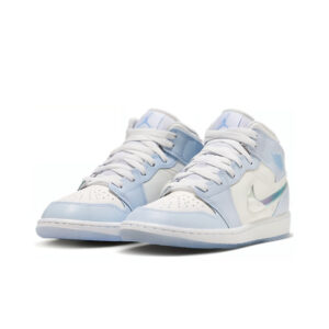 [FQ9117-400] Giày Nike Air Jordan 1 Mid GS ‘Glitter Swoosh’