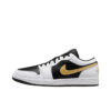 [553558-172] Giày Jordan 1 Low 'White Black Metallic Gold Swoosh'