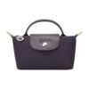 [34175919645] Túi Longchamp LE PLIAGE GREEN POUCH WITH HANDLE Bilberry