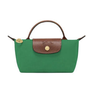 [34175089P88] Túi Longchamp LE PLIAGE ORIGINAL POUCH WITH HANDLE Green