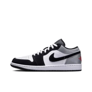 [HF3148-106] Giày Jordan 1 Low SE White Fire Red Black Matte Silver