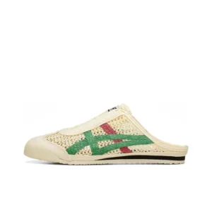 [1183A707-107] Onitsuka Tiger MEXICO 66 Sabot Cream Green Red