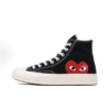 [150204C] Giày Comme des Garcons Play x Converse Chuck Taylor All Star 70 Hi Black