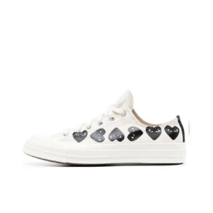 [P1K1262] Giày COMME DES GARCONS PLAY x CONVERSE CHUCK 70 MULTI HEART LOW-TOP SNEAKER - BEIGE