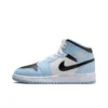 [555112-401] Giày Jordan 1 Mid Ice Blue 2022 GS