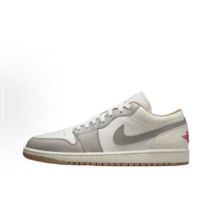 [553558-169] Giày Air Jordan 1 Low ‘Red College Grey’