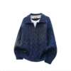 [P75GMKS011-PNYS] Áo Len Lông Cừu Jeep Navy
