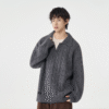 [P75GMKS011-PNYS] Áo Len Lông Cừu Jeep Dark Grey