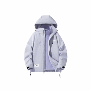 [P844MWF340-ST] Áo Khoác Jeep Dù Nỉ 2 Lớp Màu Lavender