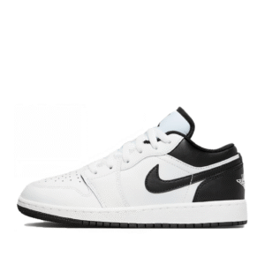 [553560-132] Giày Air Jordan 1 Low GS ‘White Black’
