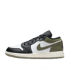 [553560-092] Giày Air Jordan 1 Low ‘Black Toe Medium Olive’