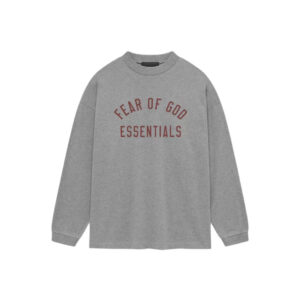 [125BT244201F] Áo Fear of God Essentials Jersey Long-Sleeve Tee 'Dark Heather'