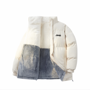 [P74GMWM047-Hy] Jeep Puffer Jackets Khaki