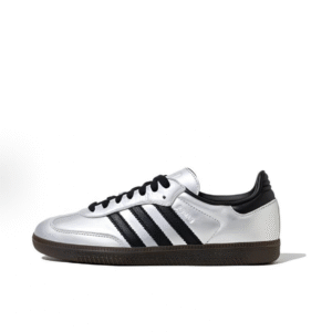 [JI4218] Giày Adidas Samba OG Silver Metallic Black Gum